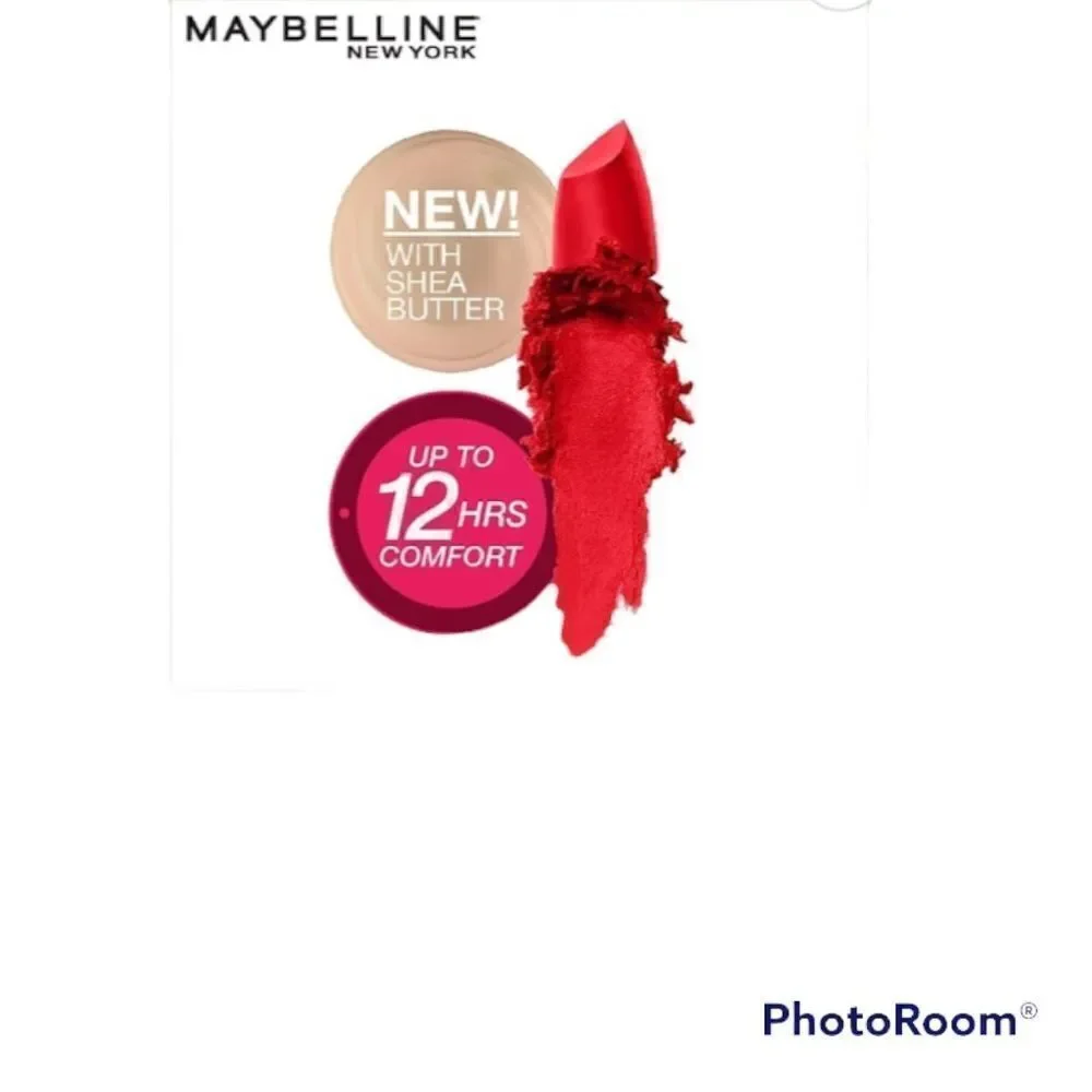 🌼🌼Maybelline Color Sensational Lipstick Matte. 690 siren in scarlet NWOT🌼🌼
